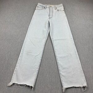 Levis‎ Jeans Womens 25x27 Blue Ribcage Straight Ankle Button Fly High Waisted